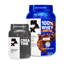 Kit Creatina 500g + 100% Whey Double Tasty Chocolate