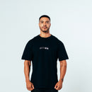 Camiseta Masculina Oversized Bodybuilding - Preta Tamanho P - Preta