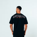 Camiseta Masculina Oversized Bodybuilding - Preta Tamanho P - Preta