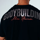Camiseta Masculina Oversized Bodybuilding - Preta Tamanho P - Preta
