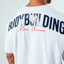 Camiseta Masculina Oversized Bodybuilding - Branca Tamanho P - Branca