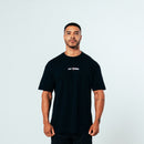 Camiseta Masculina Oversized Redemption Tamanho P - Preta