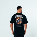 Camiseta Masculina Oversized Redemption Tamanho P - Preta