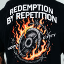 Camiseta Masculina Oversized Redemption Tamanho P - Preta