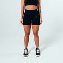 Shorts Feminino Treino com Bolso - Preto Tamanho P - Preto