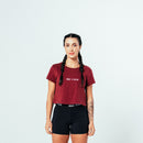 Cropped Max Titanium - Bordo Tamanho P - Bordo