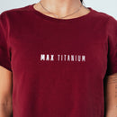 Cropped Max Titanium - Bordo Tamanho P - Bordo