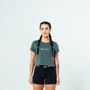 Cropped Max Titanium - Verde Esmeralda Tamanho P - Verde Esmeralda