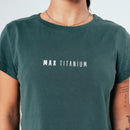 Cropped Max Titanium - Verde Esmeralda Tamanho P - Verde Esmeralda