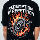 Camiseta Feminina Oversized Redemption - Preta Tamanho P - Preta