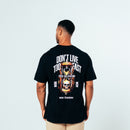 Camiseta Masculina Oversized Don't Live Too Fast Tamanho P - Preta