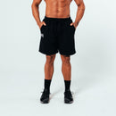 Bermuda Masculina de Moletom Premium - Preta Tamanho P - Preto