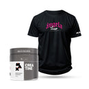 Kit Creatina 300g + Camiseta Elite Team Show - Team Angela Kit Creatina 300g + Camiseta P Elite Team Show - Team Angela
