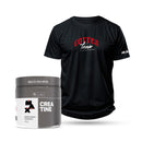 Kit Creatina 300g + Camiseta Elite Team Show - Team Correa Kit Creatina 300g + Camiseta P Elite Team Show - Team Correa