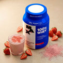 Kit Força e Disposição - 100% Whey 900g + Égide 150g 100% Whey 900g Morango + Égide 150g Frutas Vermelhas